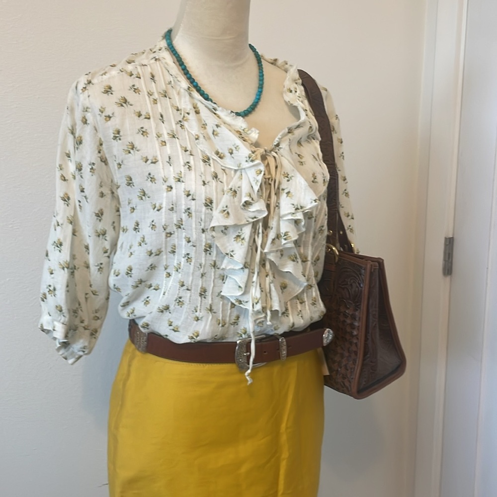 Ralph Lauren Denim & Supply Sheer 100% Cotton Blouse S